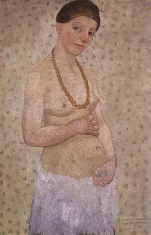 Paula Modersohn-Becker Self-Portrait on my Sixth Wedding Anniversary